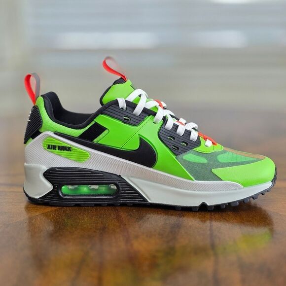 Nike Air Max 90 Drift Men's Size 5.5 Action Green Black White Shoes FB2877-300 - Picture 8 of 14